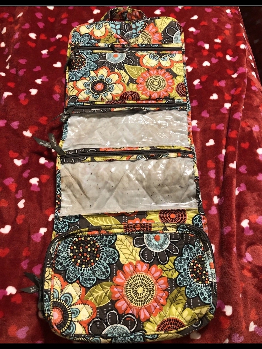 Floral Quilted Hanging Organizer - Multicolor